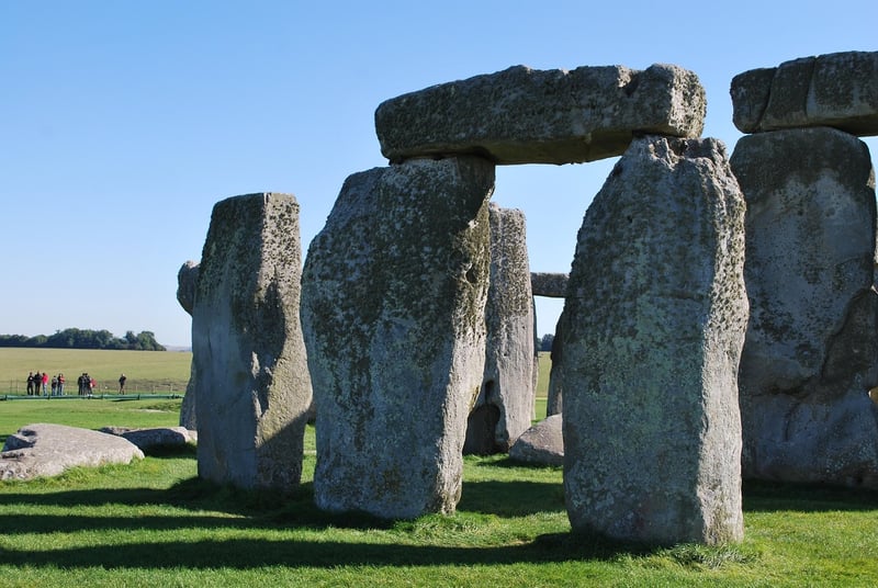 Traveler at Stonehenge